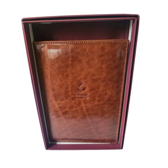 Piquadro Nikolai Genuine Leather 2 Photos Album New - Picture 1 of 6
